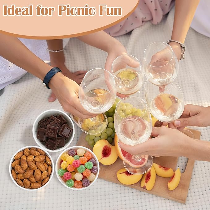 300 Pcs Paper Dessert Cups, 3.5 oz Cupcake Baking Liners Parchment Muffin Liners Disposable Ice Cream Cups for Pills, Dessert, Medication Distribution, Tasting, Wedding Birthday
