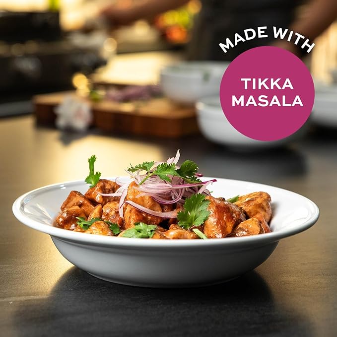 Get Saucy Tikka Masala Sauce - Gluten-Free, Dairy-Free, Corn-Free, Seed Oil-Free, Refined Sugar-Free, Nightshade-Free, Organic, Non-GMO, Preservative-Free, Healthy & Easy Meal (3 Pack, 48oz)