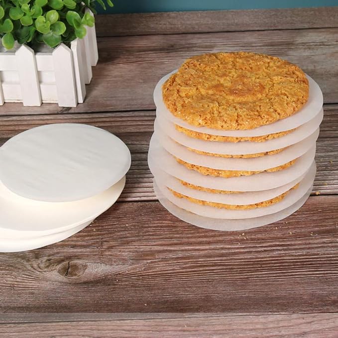 Hamburger Patty Paper Round 5.5 Inch, Set of 200, Non Stick Patty Paper Sheets for Burger Press, Patty Serperate and Cake Baking(4.5/6/7/8/9/10/12inch Available)