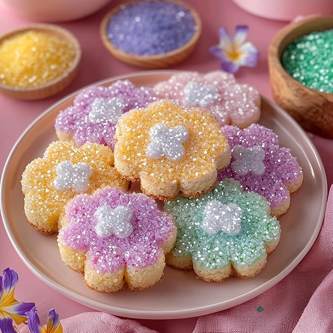 Yellow Sanding Sugar 150g (5.3 oz) - Edible Sparkling Sugar for Baking Decorations, Cookies, Cakes, Ice Cream Toppers, Cupcakes - Vibrant Yellow Color Sugar Crystals