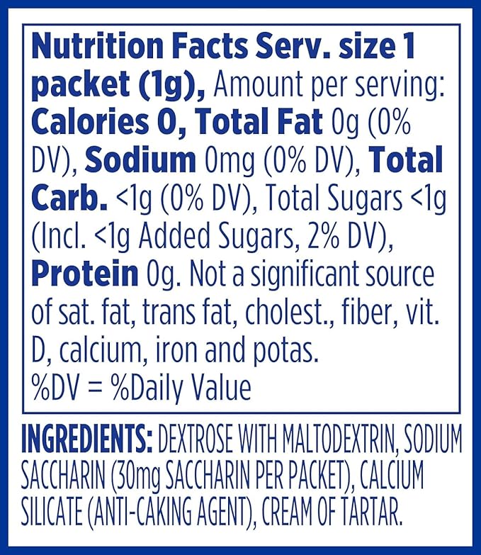 Equal Sugar Substitute Packets - 100 ct (Pack of 2)