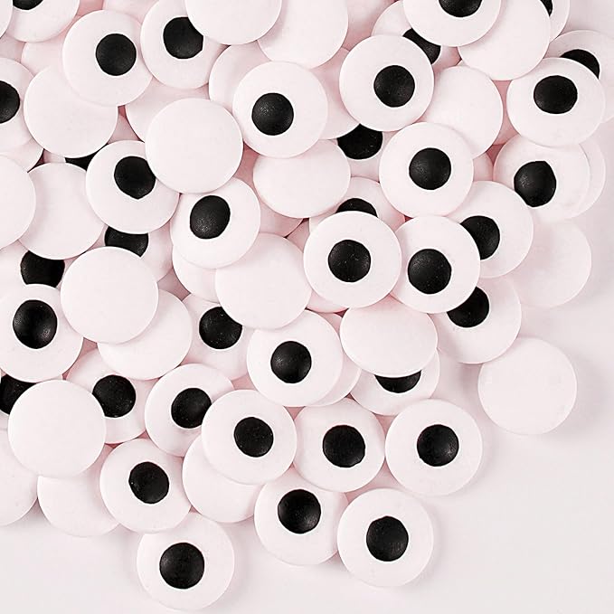Kasvan Big Eyeballs Sugar Sprinkles - Edible Candy Eyeballs 85/3 Oz, Halloween Sprinkles, Baking Cake Decorations, Ice Cream Toppings and Cookie Decorating, Wedding Party Chirstmas Supplies