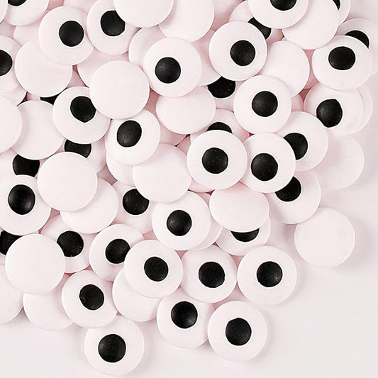 Kasvan Big Eyeballs Sugar Sprinkles - Edible Candy Eyeballs 85/3 Oz, Halloween Sprinkles, Baking Cake Decorations, Ice Cream Toppings and Cookie Decorating, Wedding Party Chirstmas Supplies