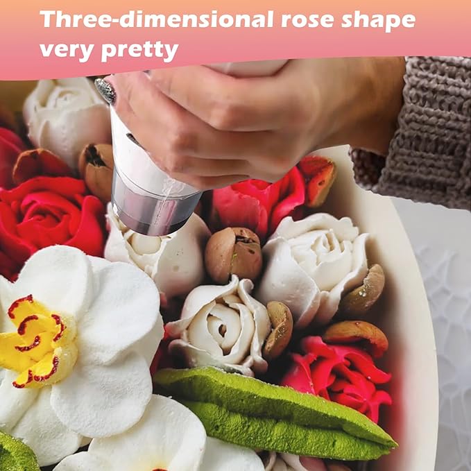 Hendiy Russian Piping Tips, Large Icing Piping Tips Stainless Steel Flower Frosting Nozzles for Decorating, Russian Icing Tip for Cake Decorating 1PCS, LBN056