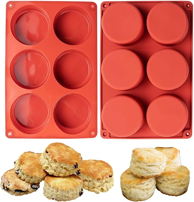 Silicone Egg Molds Frittata Pan, 3 Inch Deep Starbuc Egg Bites Molds Dash Silicone Cups Sous Vide Mold Round Rolls Tray for Breakfast Sandwiches Omelets Dinner Rolls Baking