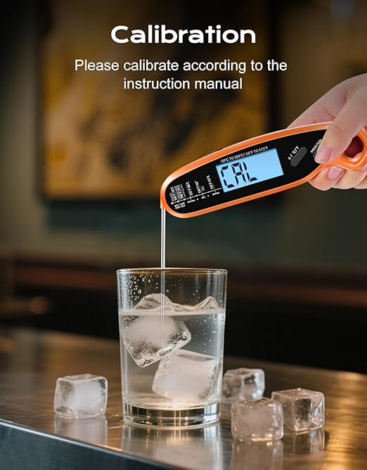 Digital Meat Thermometer for Cooking with Dual Probe, Large Backlit & Magnet, Instant Read Kitchen Food Thermometer for Turkey Candy Oven Grill BBQ Smoker Oil, Gifts Stocking Stuffers Christmas