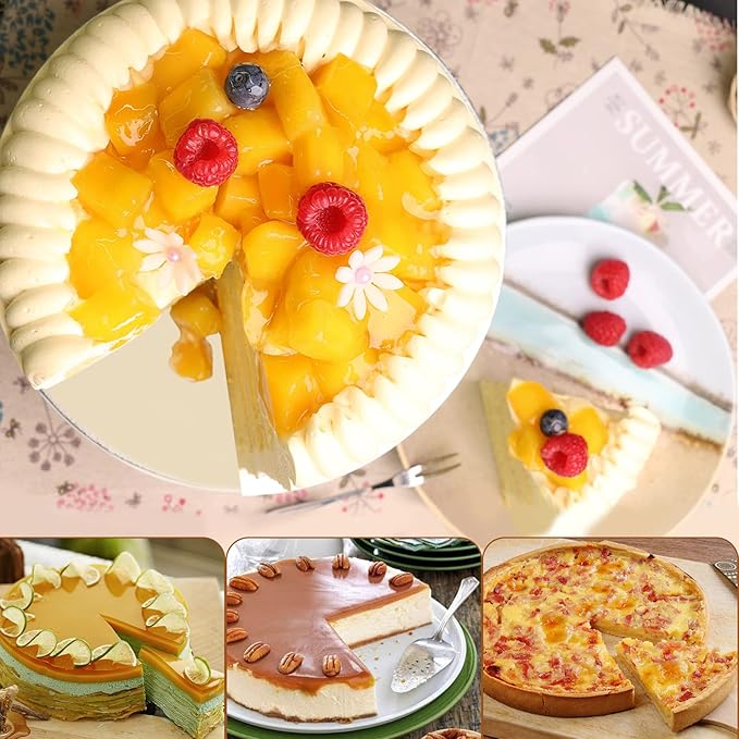 Webake Springform Pan 12 Inch, Nonstick Cheesecake Pan with Removable Bottom Large Cake Tin Baking Mold for Christmas Birthday Baby Shower (Pack of 2)