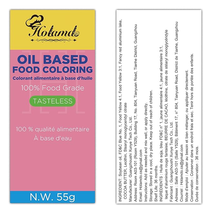 Oil Based Food Coloring Set, Xmas Green Oil Based Food Coloring for Chocolate, Food Grade Food Color Dye for Candy Melts, Baking, Icing, Frosting and Cake Decorating, Flavorless Vibrant - 55g/Bottle