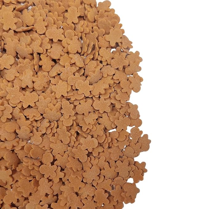 Homankit Christmas Sprinkles for Cake Decorating, Gingerbread Man Confetti Sprinkles, Edible Holiday Sprinkle for Cupcake Toppers Baking Cookie Ice Cream Dount Dessert Decoration 3.5oz