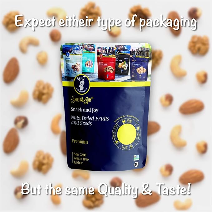 AZNUT Roasted Unsalted Hazelnuts 4 LB, Premium Quality 100% Natural Non-GMO Project Certified, Kosher Certified, No Salt, No Oil, Gluten Free, Keto Diet Snacks, Resealable Bag (4 LB)