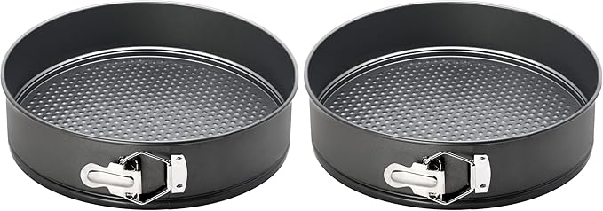 Webake Springform Pan 12 Inch, Nonstick Cheesecake Pan with Removable Bottom Large Cake Tin Baking Mold for Christmas Birthday Baby Shower (Pack of 2)