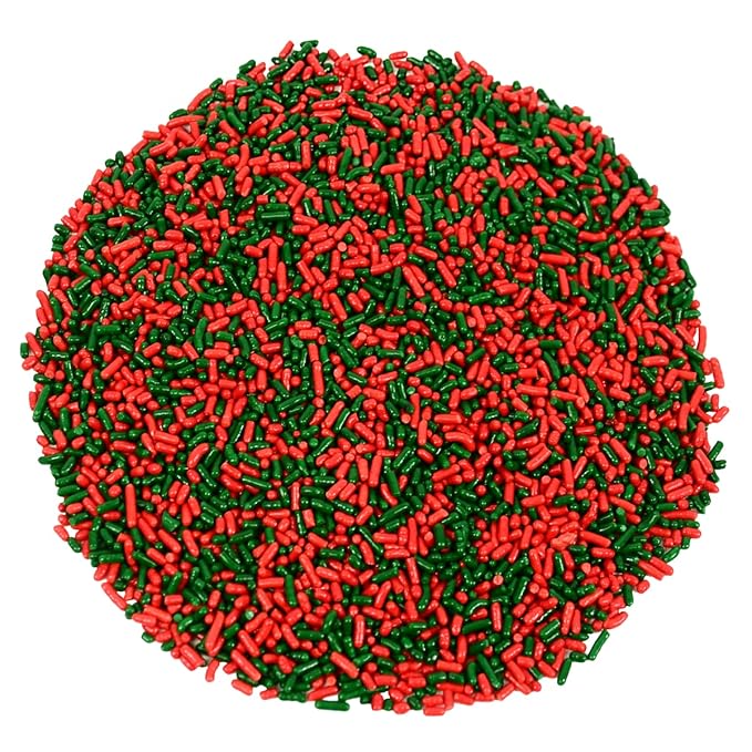 Mystic Sprinkles Christmas Holiday Sprinkle Mixes (Tis The Season Jimmy Mix 3oz)