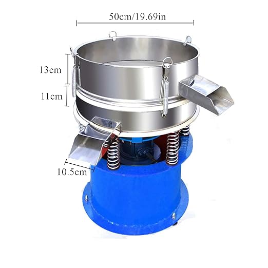 YUCHENGTECH Electric Vibrating Sieve Machine Automatic Sifter Shaker Machine Industrial Sieve Shaker Machine Electric Sifter (110V)