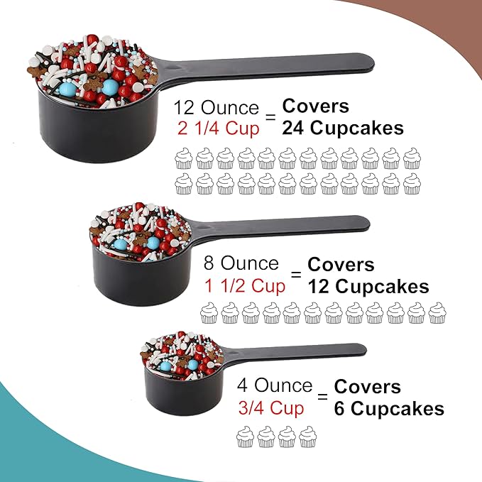 Fancy Christmas Sprinkle Blends - Holiday Sprinkles For Cookie Decorating, Cake Decorating, Baking, Or Hot Chocolate - Christmas Sprinkles Bulk - Christmas Sprinkles For Cookies (O.M.G. - Oh My Gingerbread)