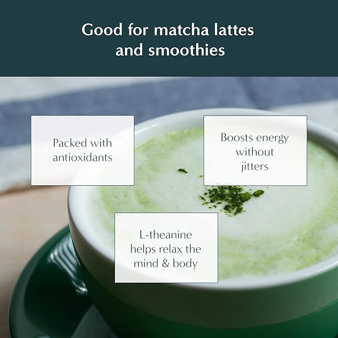 Naoki Matcha Organic All Purpose Blend - Authentic Japanese Culinary Grade Matcha Green Tea Powder from Japan (100g / 3.5oz)