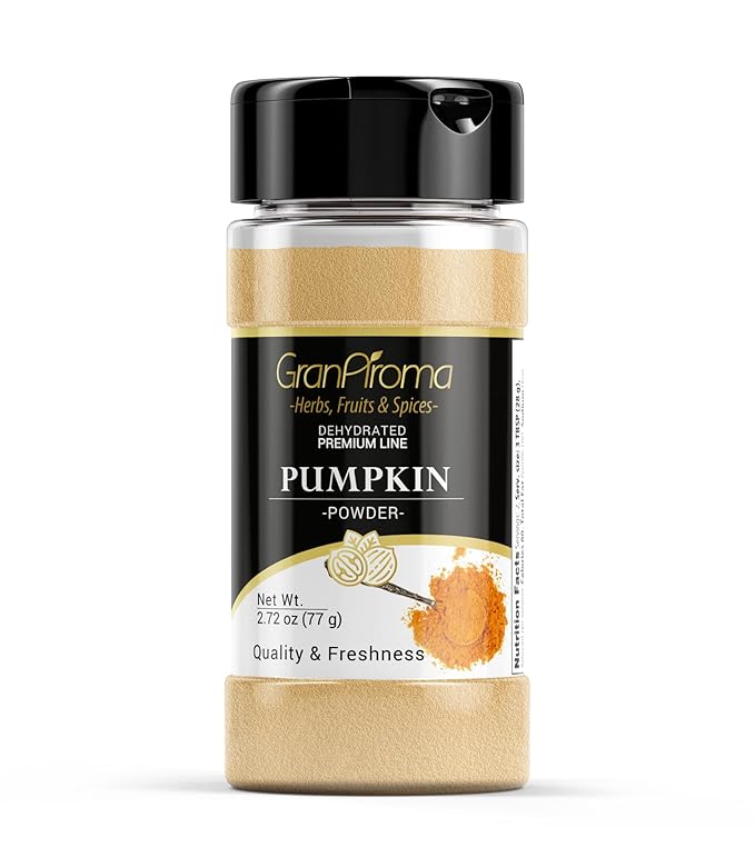 GranAroma Pumpkin Powder, Delicious Baking & Food Additive, Superfood, Pure Pumpkin (2.72 Ounce)