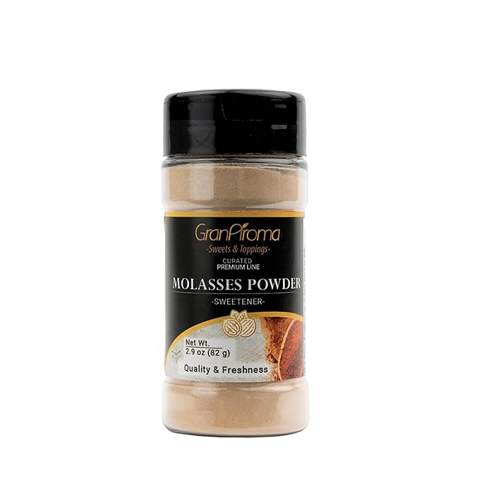GranAroma Molasses Powder, Sweetener for Baking and Treats (2.9 Ounce)