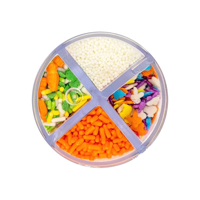 Mystic Sprinkles 4 Cell Sprinkle Assortments (Bunny Fields, Midi)