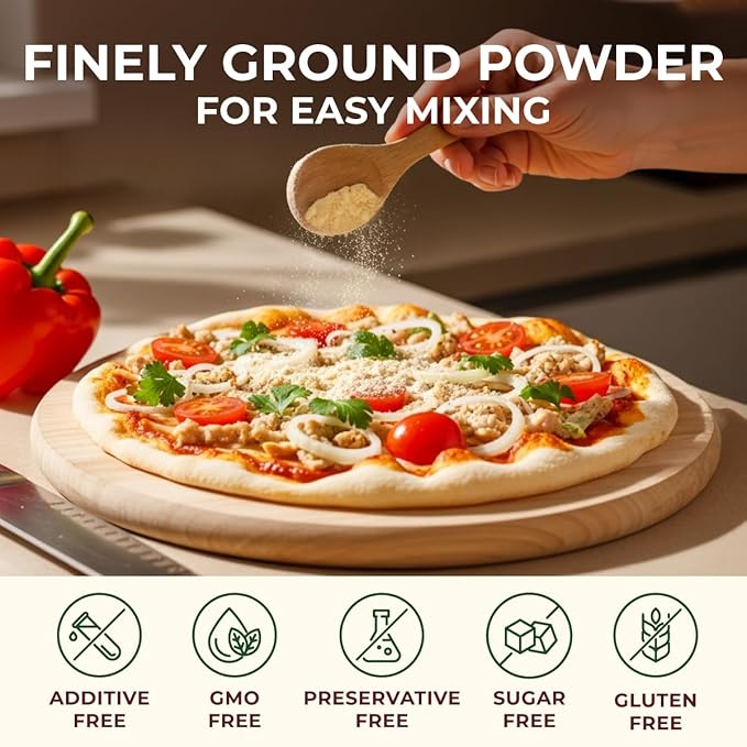 Gya Tea Co Onion Powder 0.33 lb (5.29 oz) - No Sugar Added, Non GMO, Gluten Free - Great Flavor for Milk, Baking, Drinks, Smoothies & Cakes, Vegan Friendly
