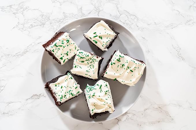 Bakerpan Green Nonpareils Sprinkles - 7 Ounces Green Sprinkles for Cake Decorating, Edible Nonpareils for Cupcakes, Ice Cream (Made in USA)