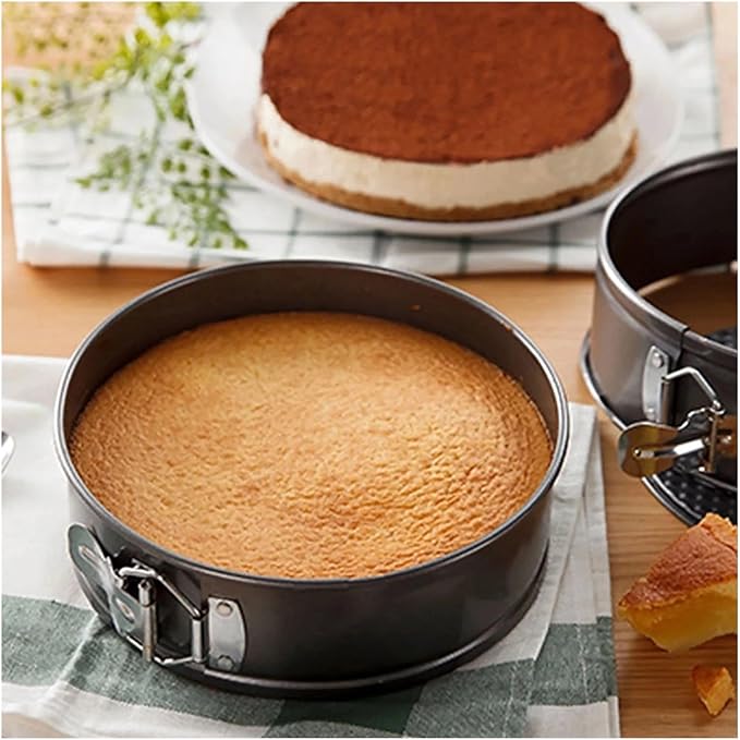 18/20/22/24/26/28 CM Pan Carbon Steel Baking Mold Bakeware Non Stick Spring Form Round Cake Baking Pan Cake Tool Kitchen Gadget(18 CM)