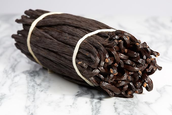 25 Premium Soft Vanilla Beans Grade A/B - Whole Vanilla beans, ideal for extract and every day use, 5-7" inches