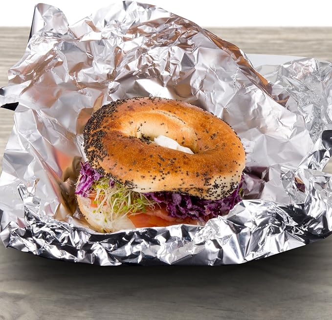 Aluminum Foil Sheets Set of 2 - Thick Aluminum Foil 12 Inch, 200 Sq Ft Roll for Baking & Grilling - Durable Foil Wraps for Food Storage, and Cooking - Ideal for High & Low Temperatures