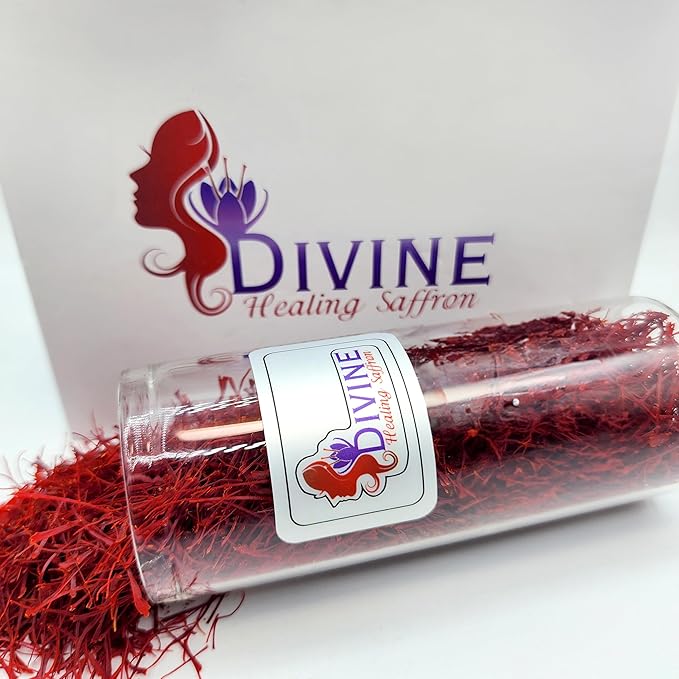 Saffron Threads - 100% Fresh, Pure from Afghanistan - Premium Award Winner Red Threads for Cooking Spanish Rice Paella & Risotto, Golden Milk, Tea & More - Divine Healing Saffron, 7g