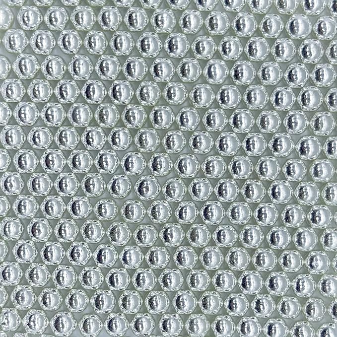 Edible Silver Pearl Sugar Sprinkles Candy 7mm Mini Pearls Cake Decorations Cupcake Toppers Cookie Decorating Perfect for Wedding Party Valentine Halloween Christmas Supplies 3OZ