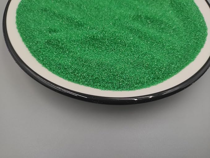 Edible 5 Ounce Fine Decorative Green Sanding Sugar Sprinkles for Baking, Sparkling Crystals for Cakes, Cookies, Cupcakes, Ice Cream Topping and Rimming Sugar