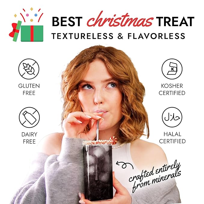 MONÉGASQUE Black Edible Glitter for Drinks 10g – Black Edible Glitter for Cakes & Cocktails – Cocktail & Drink Shimmer Powder – Cupcake Sprinkles Decorating Toppers & Christmas Cake Decorations Spray
