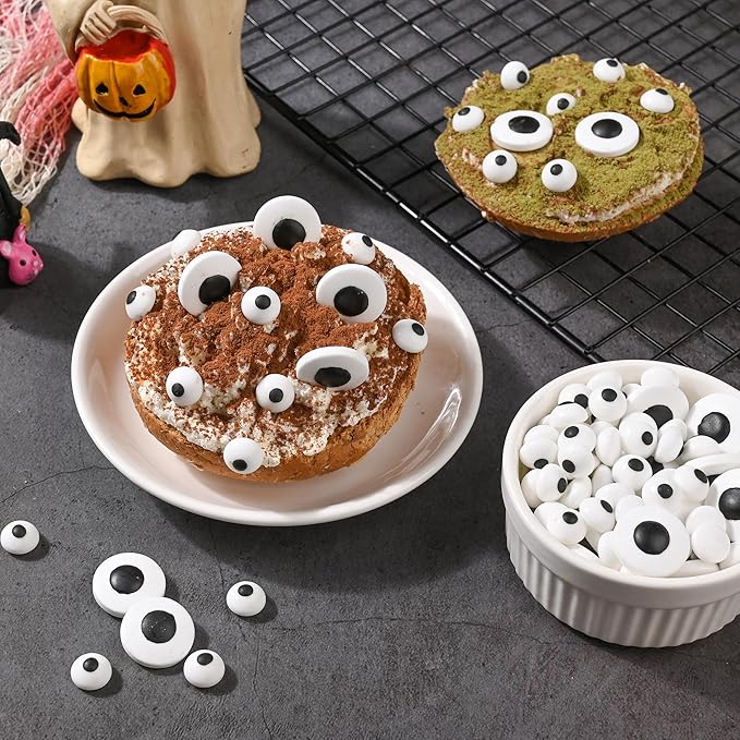 Eyeball Sprinkles for Cake Decorating, Eyeball Candy Sprinkles Perfect for Cupcake Toppers Wedding Party Valentines Halloween Christmas Supplies 3.52 Ounce