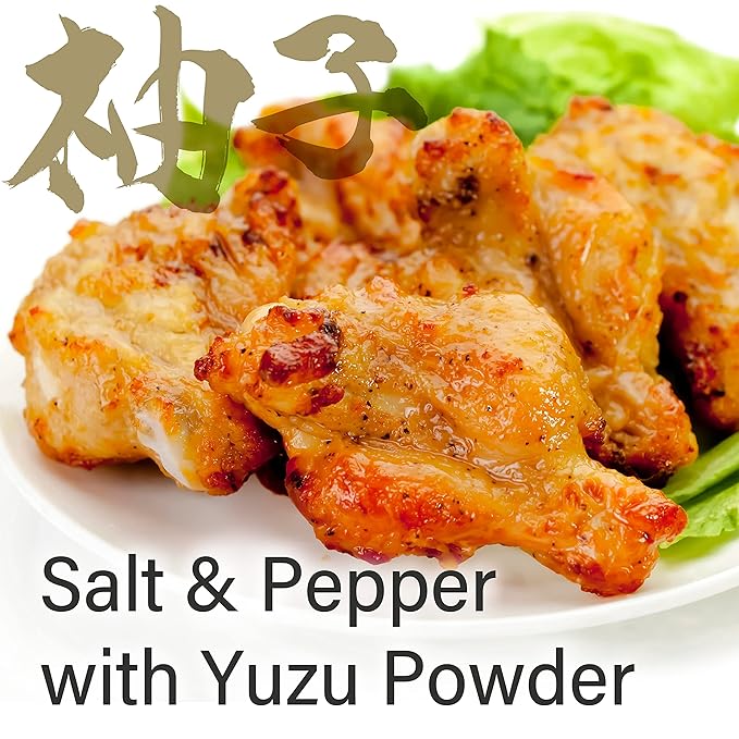 YAMASAN KYOTO UJI Yuzu Juice Powder 50g- Refreshing Yuzu Aroma,Toppings for Cooking, Made in Japan,Sold by Japanese company