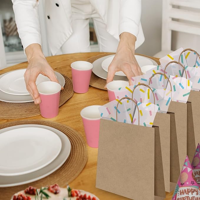 Confetti Birthday Printed Tissue Paper for Gift Bags or Boxes and Wrapping - Bulk Decorative Art Tissue Paper for Packaging and Gifting | 24 Sheets 20" x 30"