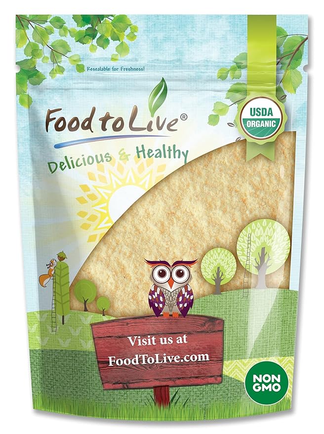 Food to Live - Organic Pineapple Powder, 1.5 Pounds - Non-GMO, Made from Raw Dried Fruit, Unsulfured, Vegan, Bulk, Great for Baking, Juices, Smoothies