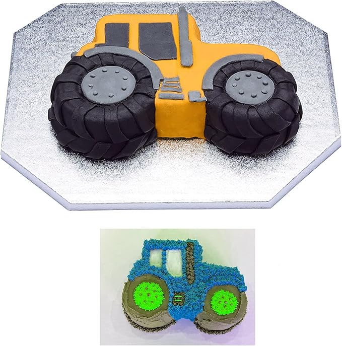 Tractor Cake Pan, 3D Nonstick Birthday Cake Pan, Aluminum Alloy Cake Decorating Mold Baking Tools