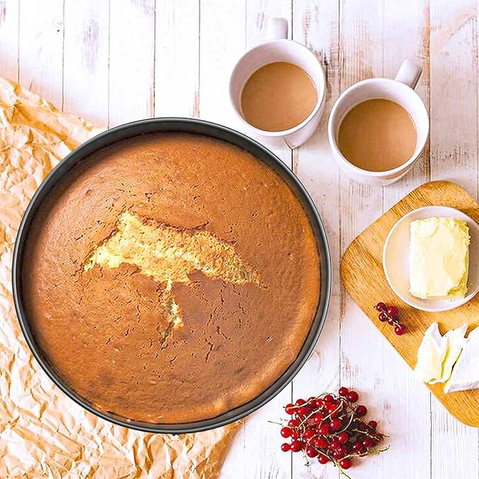 Webake Springform Pan 12 Inch, Nonstick Cheesecake Pan with Removable Bottom Large Cake Tin Baking Mold for Christmas Birthday Baby Shower (Pack of 2)