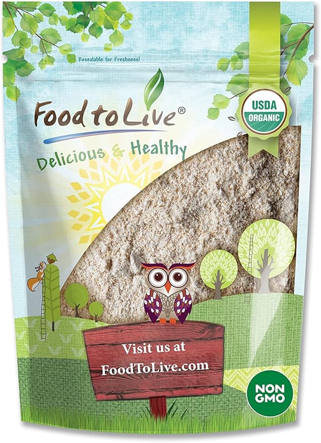 Food to Live Organic Whole Grain Buckwheat Flour, 3 Pounds – Non-GMO, Kosher, Unbleached, Unbromated, Unenriched, Stone Ground, Powder, Meal, Sirtfood, Bulk
