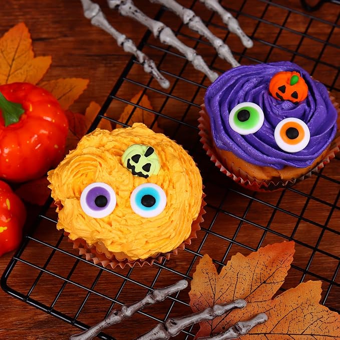 Candy Eyeballs Sprinkles for Cake Decorating Cupcake, Cookies, Ice Cream Topper Cake Sprinkles Baking, Perfect For halloween Party, Christmas, New Year’S Eve (Big Eyeball)