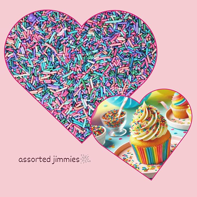 Confect Tropical Twist Rainbow Sprinkles | Custom Blend Jimmies | Multicolor Edible Toppings for Cake & Dessert Decoration –Vegan, Gluten-Free, Dairy-Free, Palm Oil-Free – 4.2 Oz