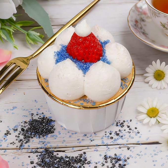 Sprinkles for Cake Decorating, Edible Sanding Sugar Crystals Sparkling Coarse Sugar 8Oz 4 Colors for Ice Cream Cupcakes Brownie Cookie Baking Topping