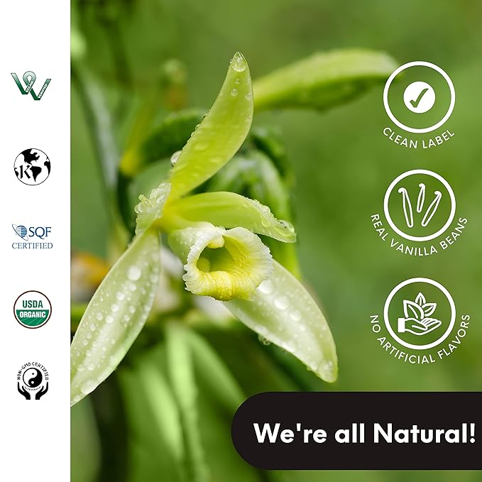 Native Vanilla - Organic Vanilla Flavor Non Alcoholic - 4 Fl Oz - Perfect for Cooking and Baking, and Dessert Crafting