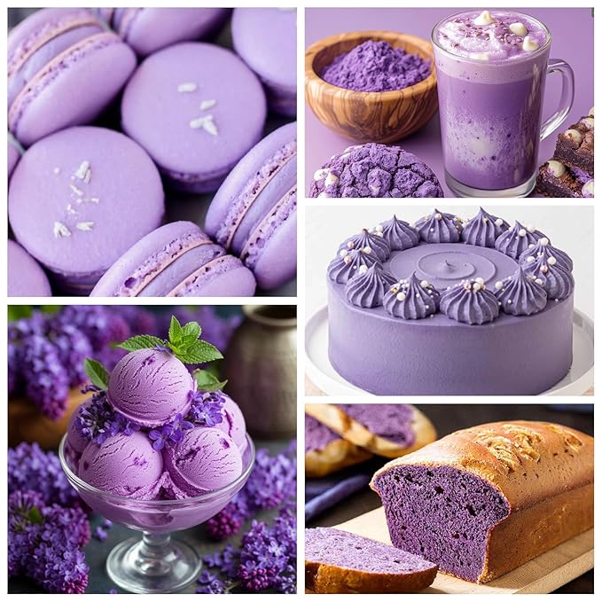 10oz Purple Sweet Potato Powder – Premium Ube Powder & Natural Yam Color for Baking, Smoothies, Ice Cream & Desserts – Vegan, Gluten-Free