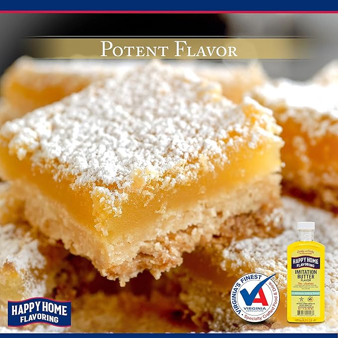 Happy Home Imitation Butter Flavoring, Non-Alcoholic, Certified Kosher, 7 oz.