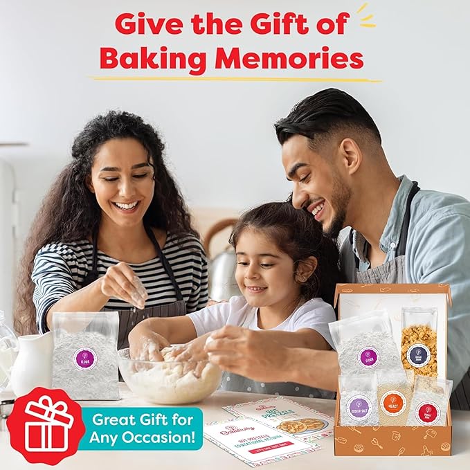 Baketivity 6-Month Baking Subscription Kit for Kids – Pre-Measured Ingredients, Step-by-Step Recipes, Bake-Along Videos, and Hands-On Learning – Fun Gift for Boys & Girls