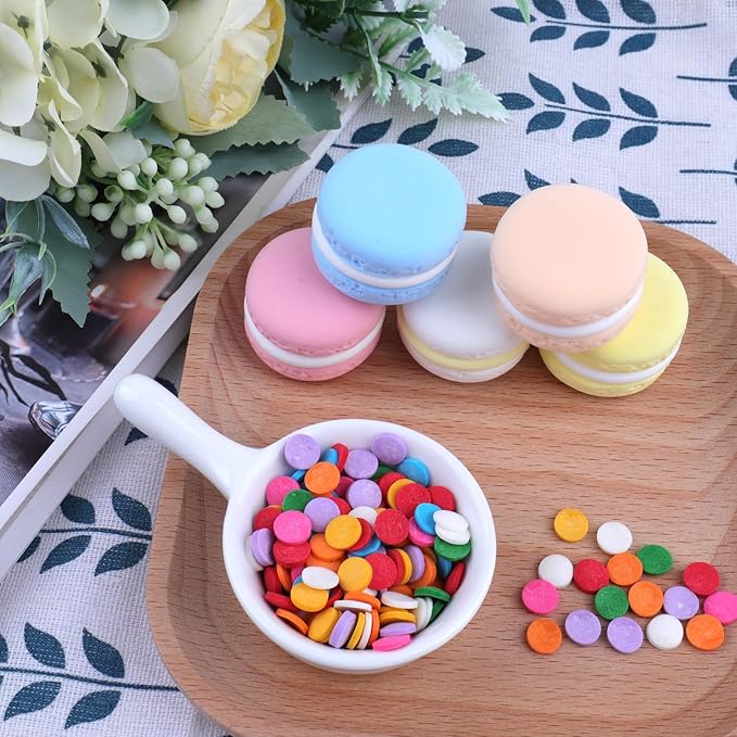 Rainbow Confetti Sprinkles for Cake Decorating, Perfect for Ice Cream, Cookies, Cupcake and Cookies Topper