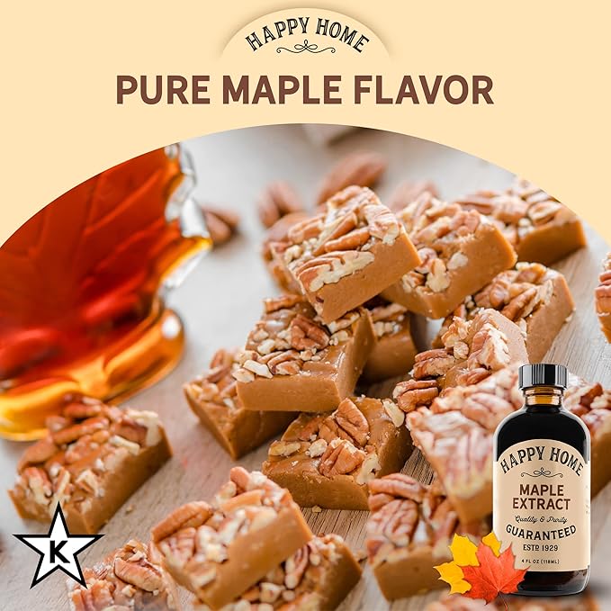 Happy Home Premium Natural Maple Flavor - Certified Kosher, 4 oz.
