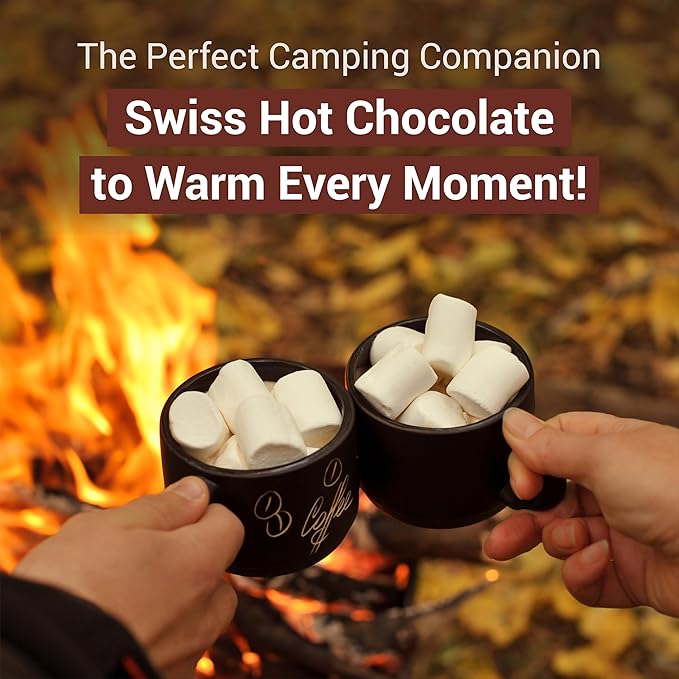 Milkboy Swiss Chocolates Gluten Free Hot Chocolate Mix for Cold or Hot Cocoa - Kosher, Vegan, Gourmet Swiss Chocolate Drink Mix, Made in Switzerland, Rainforest Alliance Certified Cocoa, 12 OZ