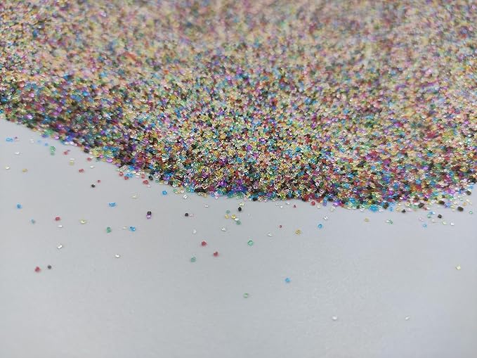 Edible 5 Ounce Fine Decorative mix Rainbow Sanding Sugar Sprinkles for Baking,Colorful Sparkling Crystals for Cakes, Cookies, Cupcakes, Ice Cream Topping and Rimming Sugar