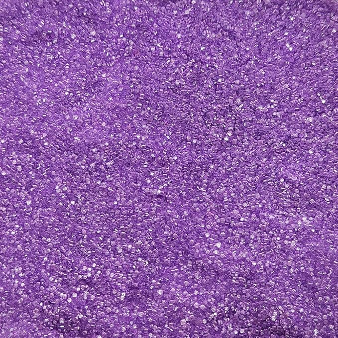 Homankit Sanding Sugar, Purple Edible Sugar Crystals, Sugar Sprinkles Mix for Celebration Cakes, Cupcakes, Baking, Cookies Decorating, 3.2 OZ
